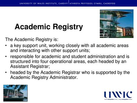 Academic Registry .